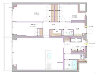 秀和青南レジデンス【4階】の間取り