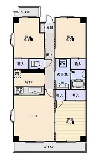 東伝ビル【3階】の間取り