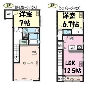 Casa miaの間取り