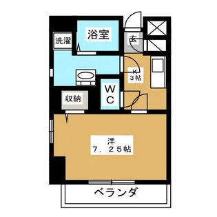 新鎌スカイタワー【8階】の間取り