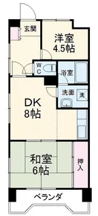 クレスト南浦和 二番館【2階】の間取り