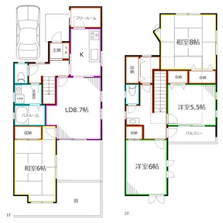 東京都杉並区今川1【一戸建】の間取り