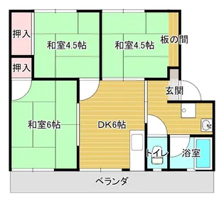 丸隆マンション【1階】の間取り