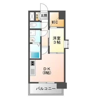 スプランディッドII【10階】の間取り