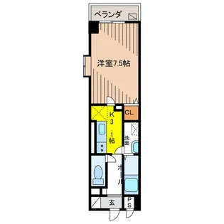 グレースコート大平【6階】の間取り