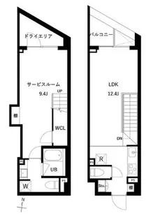 JMFレジデンス世田谷三宿【2階】の間取り