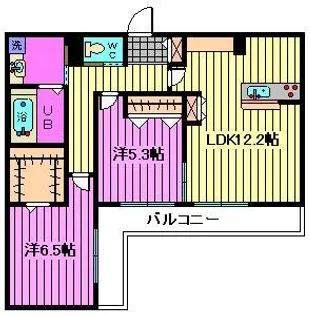 埼玉県さいたま市桜区栄和5【マンション】の間取り
