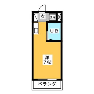 ドミール豊【1階】の間取り