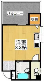 モウトハウス【4階】の間取り