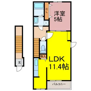 ラフィナート【2階】の間取り