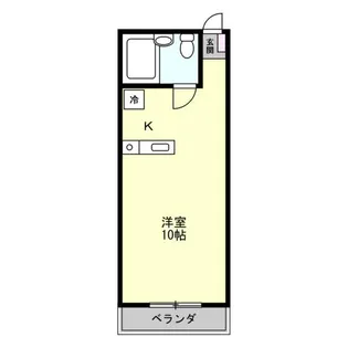 ラ フィーヌA【1階】の間取り