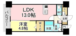 福岡県北九州市小倉北区香春口1【マンション】の間取り