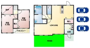 兵庫県神戸市西区岩岡町岩岡【一戸建】の間取り