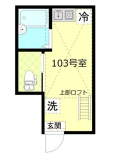 東京都大田区大森北6【アパート】の間取り