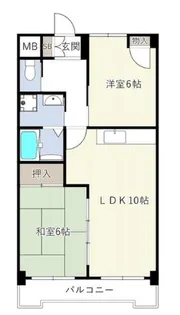 プレステージ市川II【3階】の間取り