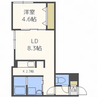 Premier ist 豊平(プレミアイスト)【4階】の間取り