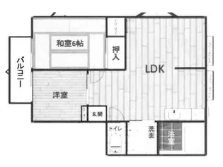 Sun Life 中村A棟【1階】の間取り