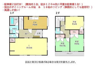 千葉県船橋市七林町【一戸建】の間取り