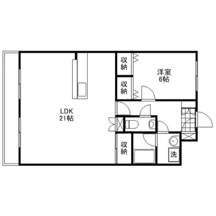 はるなガーデン【8階】の間取り