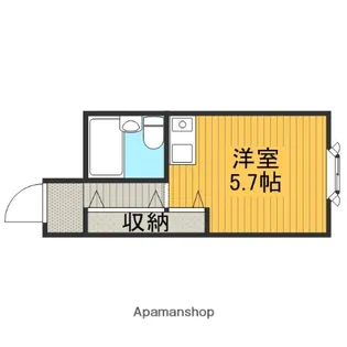 Mハイツ津の辺【3階】の間取り