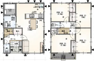 埼玉県川口市赤井4【一戸建】の間取り