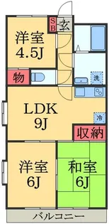 フィオーレ栗の葉【2階】の間取り