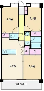 埼玉県新座市畑中3【マンション】の間取り