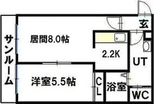 セントポーリアノヴェル【4階】の間取り