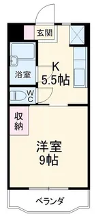 メゾンフィルライト【2階】の間取り