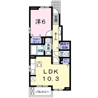 カリーノG【1階】の間取り