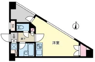 ビーロット小石川レジデンス【5階】の間取り