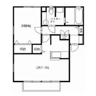 ルビーノ (ペット仕様)【2階】の間取り