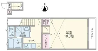 ワイズコート【2階】の間取り