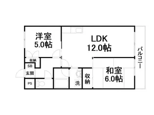 サン・フォーレスト【1階】の間取り