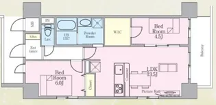 東京都葛飾区青戸6【マンション】の間取り