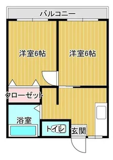 小楠ハイツ【3階】の間取り