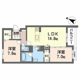 Premias上社【3階】の間取り