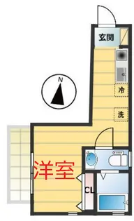 東京都大田区大森中1【アパート】の間取り