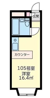 ベルピア綱島第3【1階】の間取り