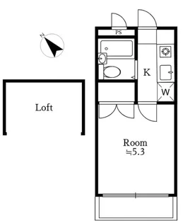 シャルマンフジ行田壱番館【1階】の間取り