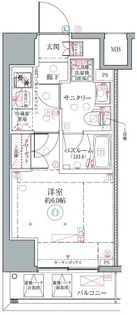 クレヴィスタ横浜関内II【8階】の間取り
