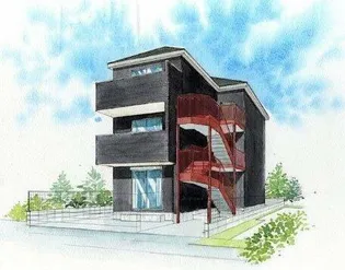 神奈川県川崎市高津区新作3【アパート】の外観