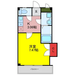 PRESTIGE【1階】の間取り