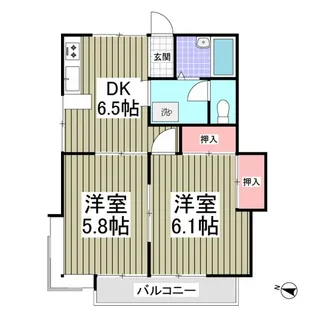 フェニックスII【1階】の間取り