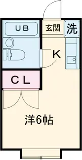 ウエストハイム国領【1階】の間取り