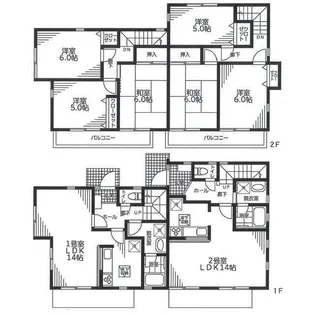 神奈川県横浜市都筑区北山田2【一戸建】の間取り
