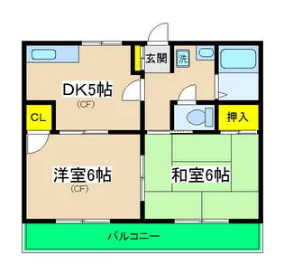 コートルミエールB【2階】の間取り