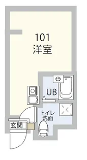 【内見予約受付中】★駅徒歩5分 オートロック★ルピナス王子【1階】の間取り