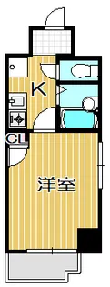 東京都品川区西五反田6【マンション】の間取り