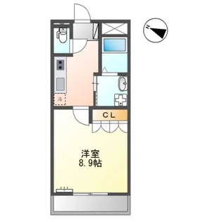 SINGLE・COURT-SP【2階】の間取り
